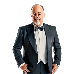 Billy Joel In Formal Outfit PNG 06252024