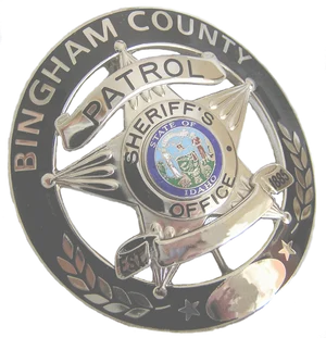 Bingham County Sheriff Badge Idaho PNG image