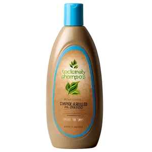 Biodegradable Shampoo Bottle PNG 06132024