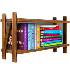 Biography Books Shelf PNG 54