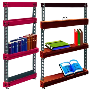 Biography Books Shelf PNG Pne
