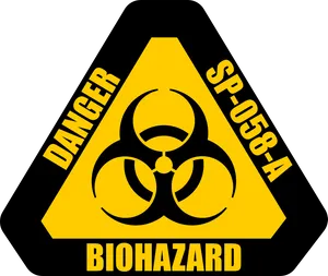 Biohazard Symbol Warning Sign S P0584 A PNG image