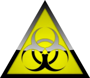 Biohazard Symbol3 D Rendering PNG image