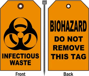 Biohazard Warning Tag Image PNG image