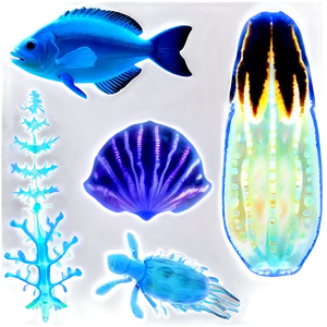 Bioluminescence In Marine Life PNG Dua PNG