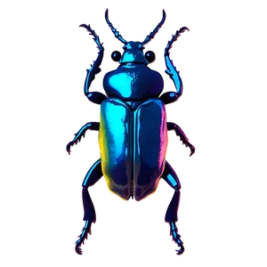 Bioluminescent Beetle Glow PNG 05242024