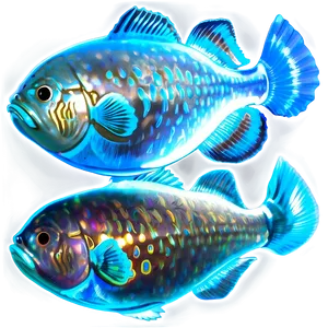 Bioluminescent Fish Glow PNG 06132024 PNG