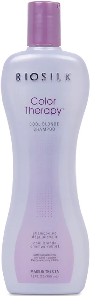 Biosilk Cool Blonde Color Therapy Shampoo PNG image