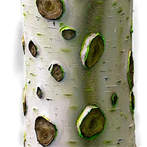 Birch Tree Trunk PNG 1