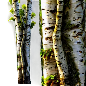 Birch Tree Trunk PNG Epb