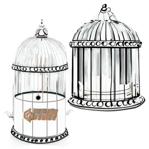 Bird Cage Design Png 06122024 PNG image