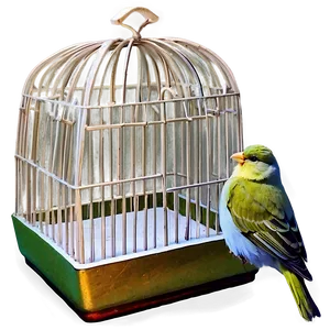 Bird Cage For Canaries PNG 06122024 PNG