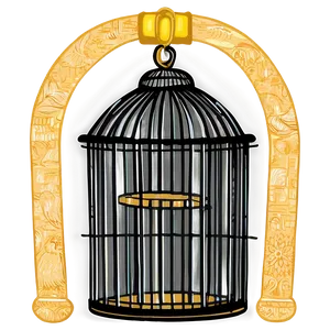 Bird Cage For Canaries PNG Jqm PNG