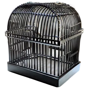 Bird Cage With Door PNG 06122024