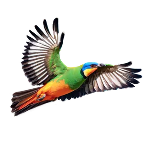 Bird Flock Flying PNG Qwl