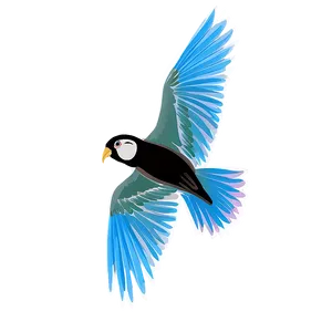 Bird Flying A PNG image