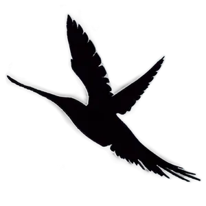 Bird Flying Silhouette Png 06122024 PNG image