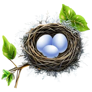 Bird Nest In Winter Png 51 PNG image