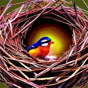 Bird Nest Top View PNG Ydd PNG
