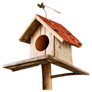 Birdhouse With Roof PNG Ndi48