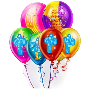 Birthday Balloon Art PNG Jhm52 PNG