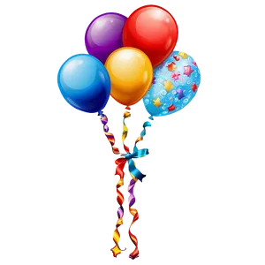 Birthday Balloon Background PNG Kmj7 PNG