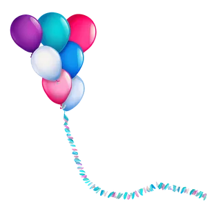 Birthday Balloon Border PNG 24 PNG