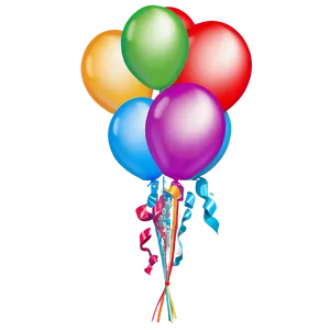 Birthday Balloon Cluster Png 83 PNG image