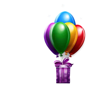 Birthday Balloon Decoration Png Buq PNG image