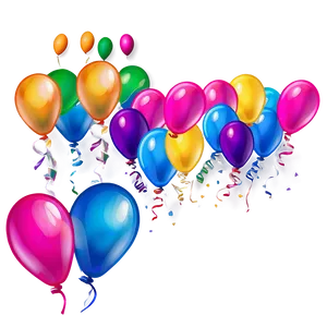 Birthday Balloon Graphics PNG Wcj PNG