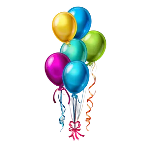 Birthday Balloon Pattern PNG Qgd37 PNG