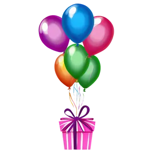 Birthday Balloon Surprise PNG Gaf