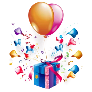 Birthday Balloon Vector PNG 22