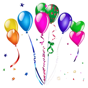 Birthday Balloon Vector PNG Prw15 PNG