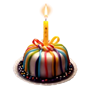 Birthday Cake Candle PNG Qns72