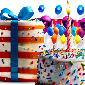 Birthday Cake D PNG