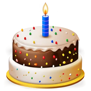 Birthday Cake Emoji Png 31 PNG image