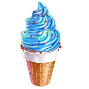 Birthday Cake Ice Cream Sundae Png 45 PNG image