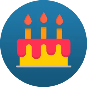 Birthday Cake Icon PNG image
