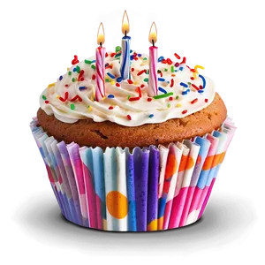 Birthday Cake Muffin Png Rkc91 PNG image