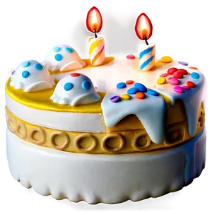 Birthday Cake Slice Emoji PNG Cyg75 PNG