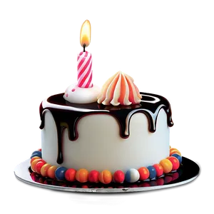 Birthday Cake Sticker Png 50 PNG image