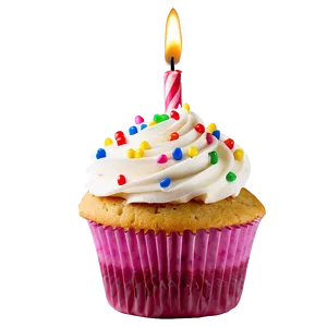 Birthday Cupcake PNG Avp
