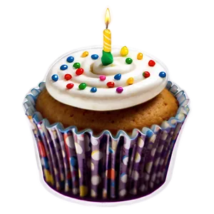 Birthday Cupcake PNG Gys