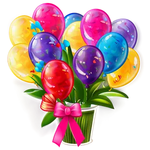 Birthday Flowers Emoji PNG Poc PNG