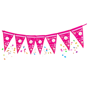 Birthday Party Triangle Banner Png 66 PNG image