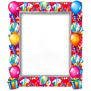 Birthday Photo Frame PNG Gjh