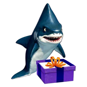 Birthday Shark A PNG image