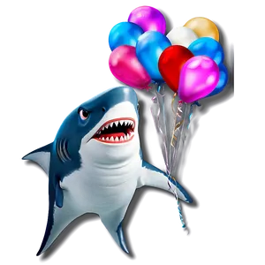 Birthday Shark Special Celebration Png 06292024 PNG image