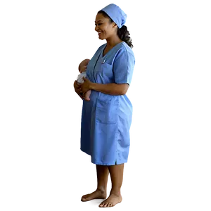 Birthing Nurse Png 06292024 PNG image